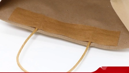 Bolsa de embalaje de comestibles personalizada de grado alimenticio Papel Kraft marrón para bolsa de papel de café de panadería