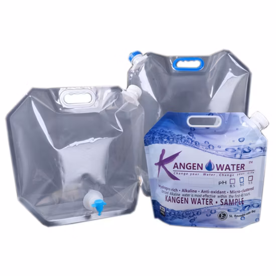 Jugo de papel de aluminio líquido plástico transparente/bebidas/puré/bolsa de leche bolsa de pie con pico Doypack