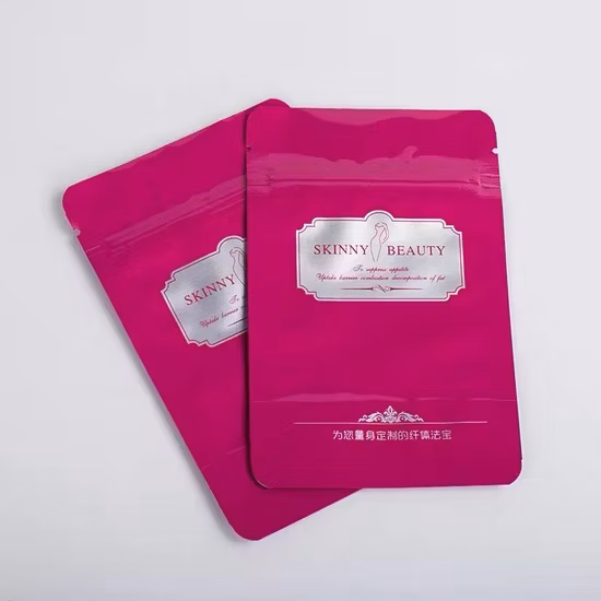Proveedor de embalaje profesional Bolsas de Mylar Bolsa de sellado lateral con cierre de cremallera impresa personalizada
