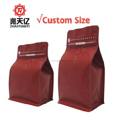 La impresión personalizada personalizada blanca se levanta la bolsa de la cremallera del OEM de las bolsas de las bolsas para el café